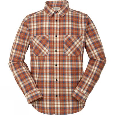 Camisa Ayacucho Flannel Hombre Naranjas - Chile LYW362174